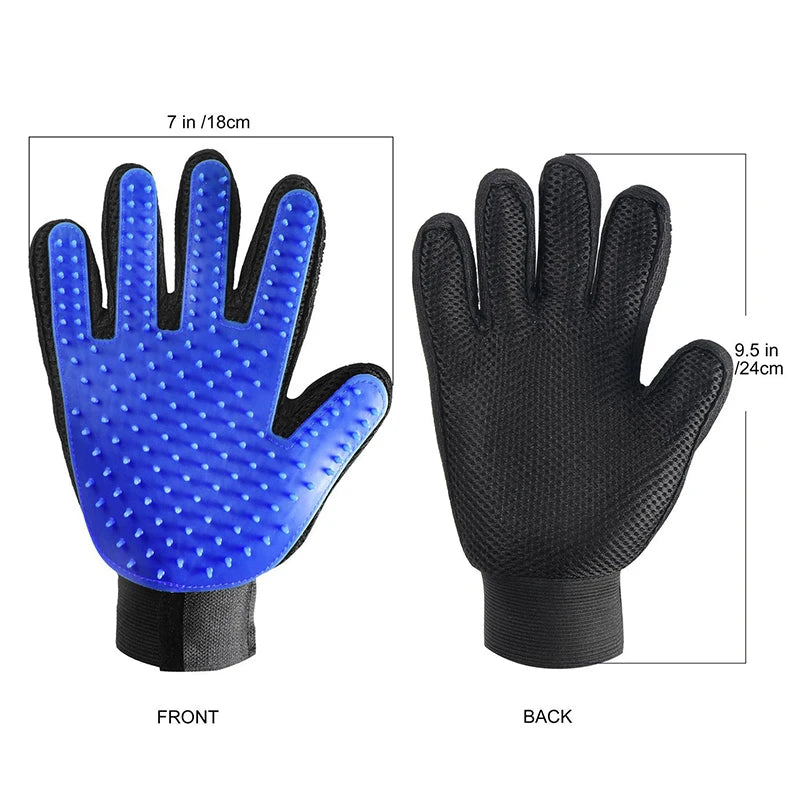 Silicone Pet Brush Dog Cat Glove Cat Cleaning Gentle Efficient Pet Soft Cat Grooming Glove Dog Bath Supplies Pet Glove Combs