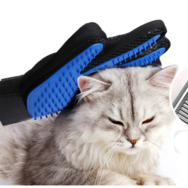 Silicone Pet Brush Dog Cat Glove Cat Cleaning Gentle Efficient Pet Soft Cat Grooming Glove Dog Bath Supplies Pet Glove Combs