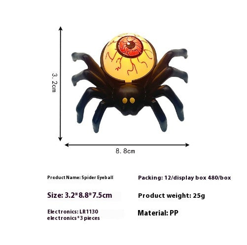 Halloween Spider Candlestick Ornaments