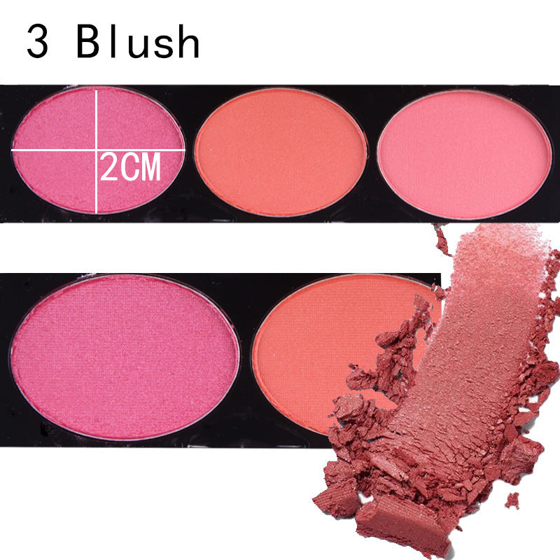 MISS ROSE 144 color 3 color 3 Color Eyeshadow blush