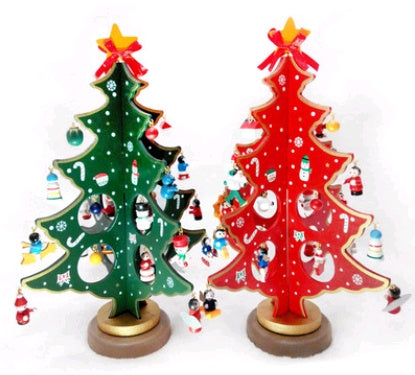 Decorations Wood Christmas Tree