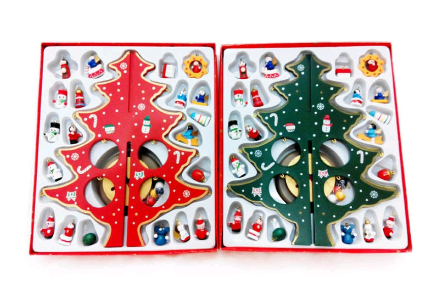 Decorations Wood Christmas Tree