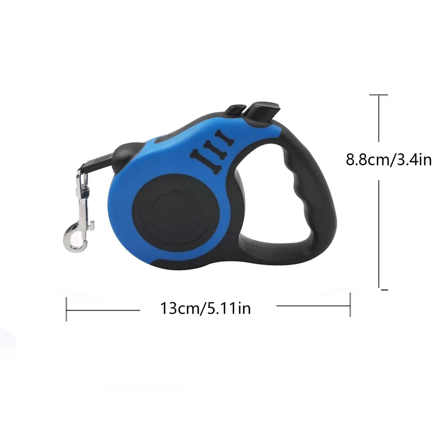 9.84 Ft Retractable Dog Leash,360° Tangle-Free Nylonup Leash,One-Button Control,Retractable Dog Leash Cord for Medium Large Dogs