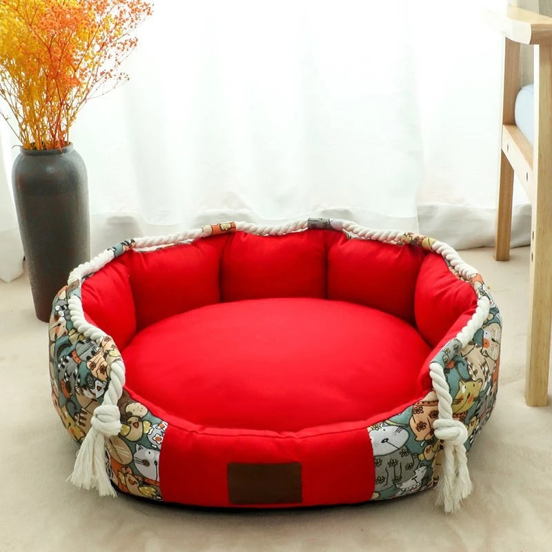 Pet Medium-sized Small Dog  Bed Pet Bed